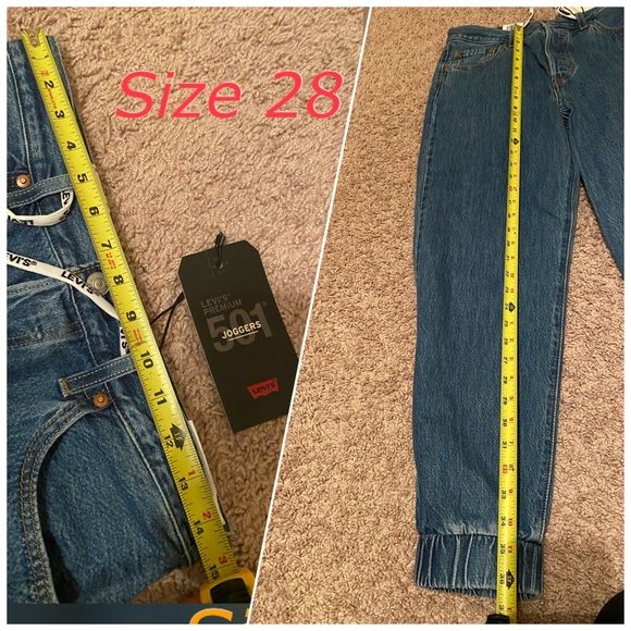 BrandNew Levi's Jeans 501 Jog My Memory Jogger /28 - Picture 7 of 8